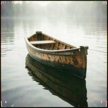Canoe on Still Water