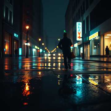 夜の雨