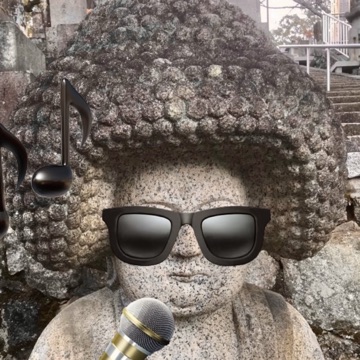 アフロ地蔵