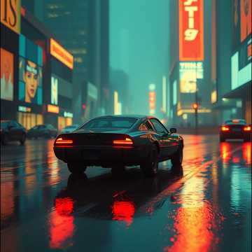 夜を駆けるレヴォーグ