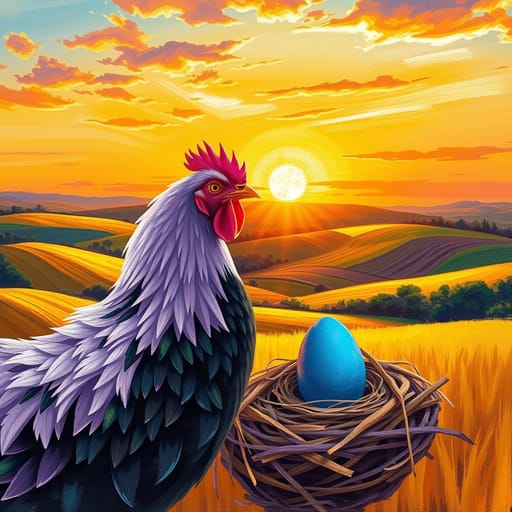Ульяна и куры