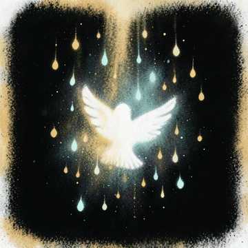 温かな光の雨