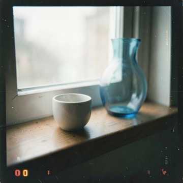 青い花瓶
