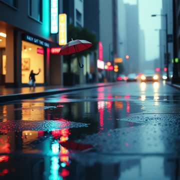 雨のせい