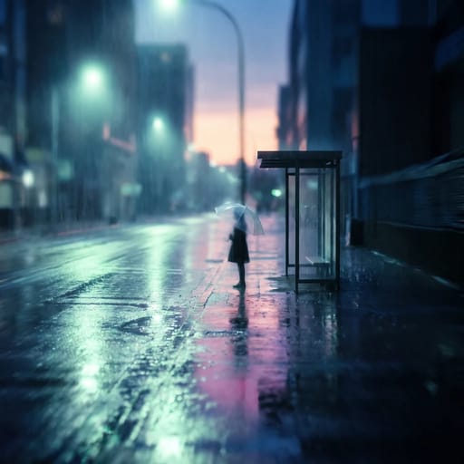 蛍光の朝