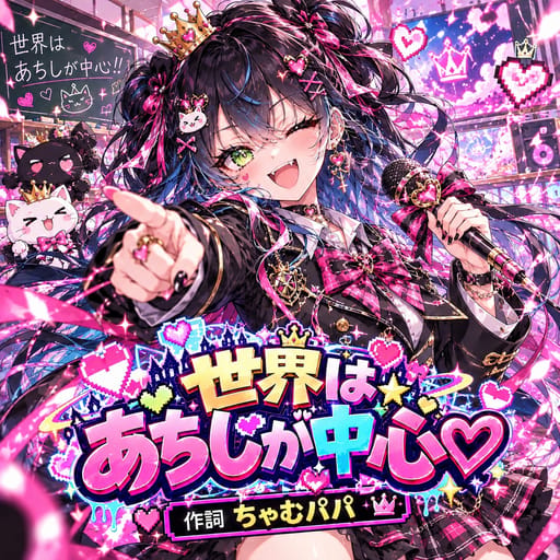 世界はあちしが中心♡