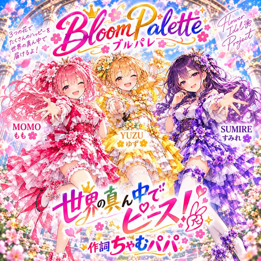 世界の真ん中でピース！
