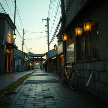 故郷の影