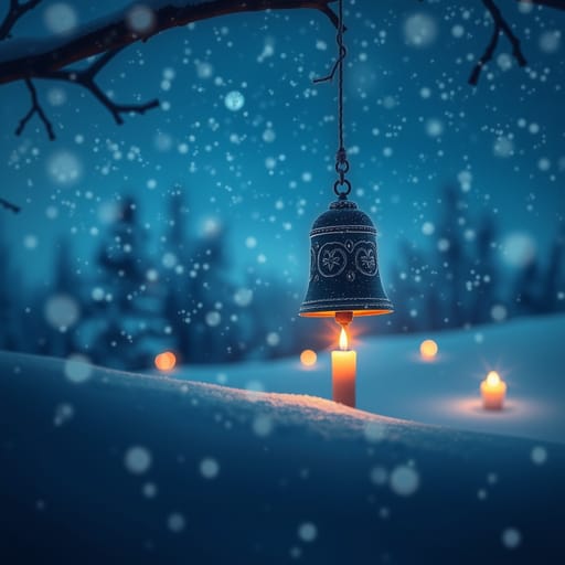 雪の夜に響く音