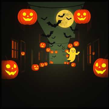 ハロウィンの夜の魔法