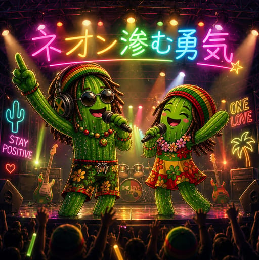 ネオン滲む勇気 reggae ver.