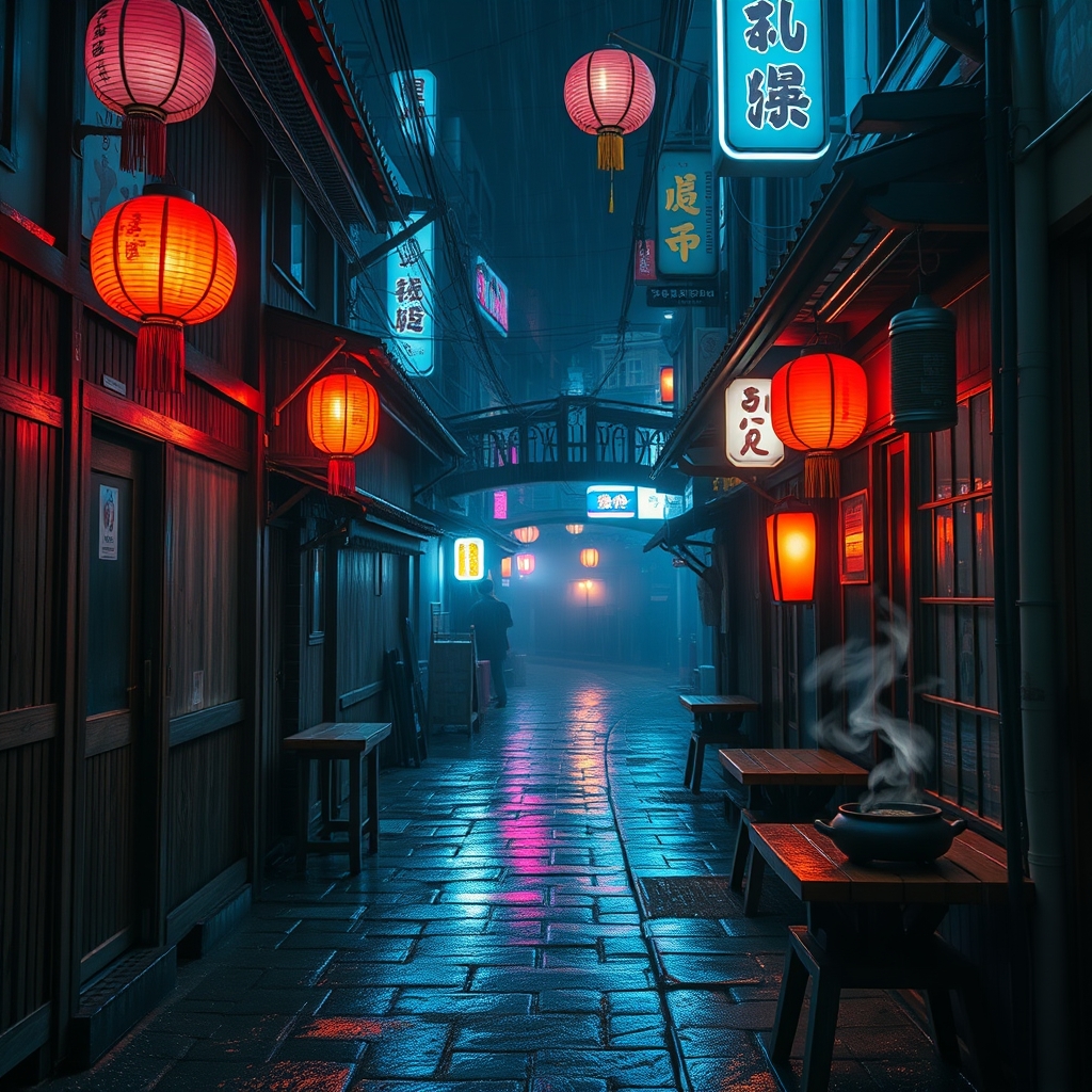 北越日本街的霓虹夜色@暗魔陰帝@