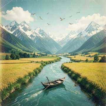 江河何浩蕩