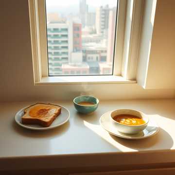 朝飯