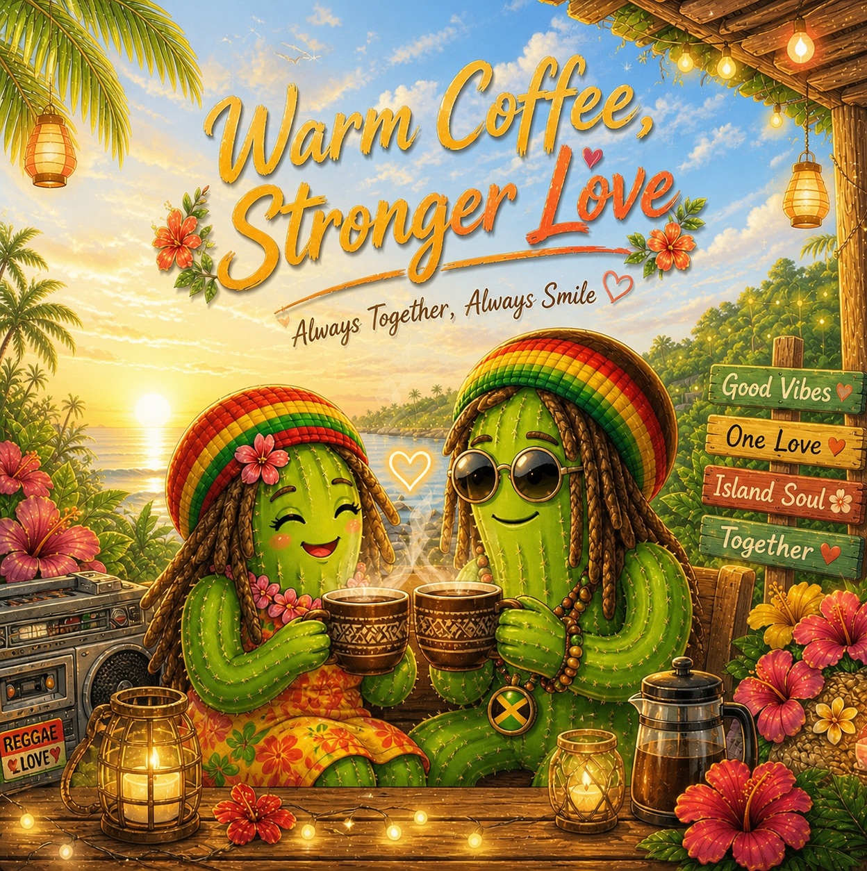 Warm Coffee, Stronger Love