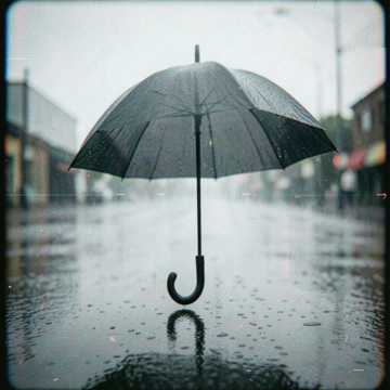 Umbrella Rain Walk