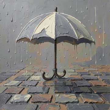 雨傘の散歩