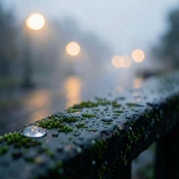 西湖雨幕