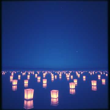 夜風に重なる