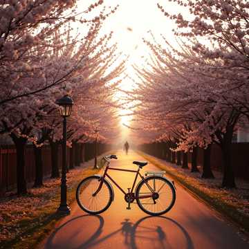 桜咲き誇る