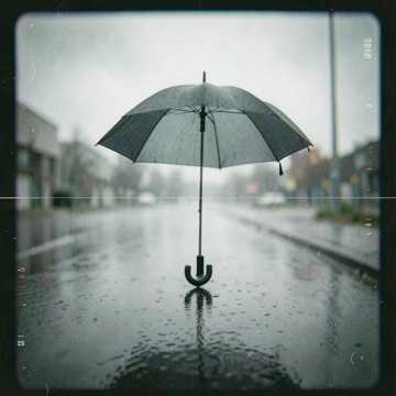 Umbrella Rain Walk
