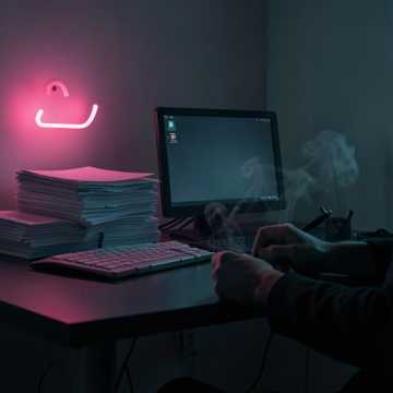 硝子の残業