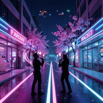 夜桜スタートライン